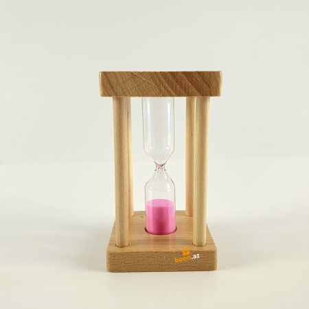 Песочные часы на 5 минут pink